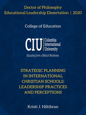 cover image of Strategic Planning in International Christian Schools: Leadership Practices and Perceptions